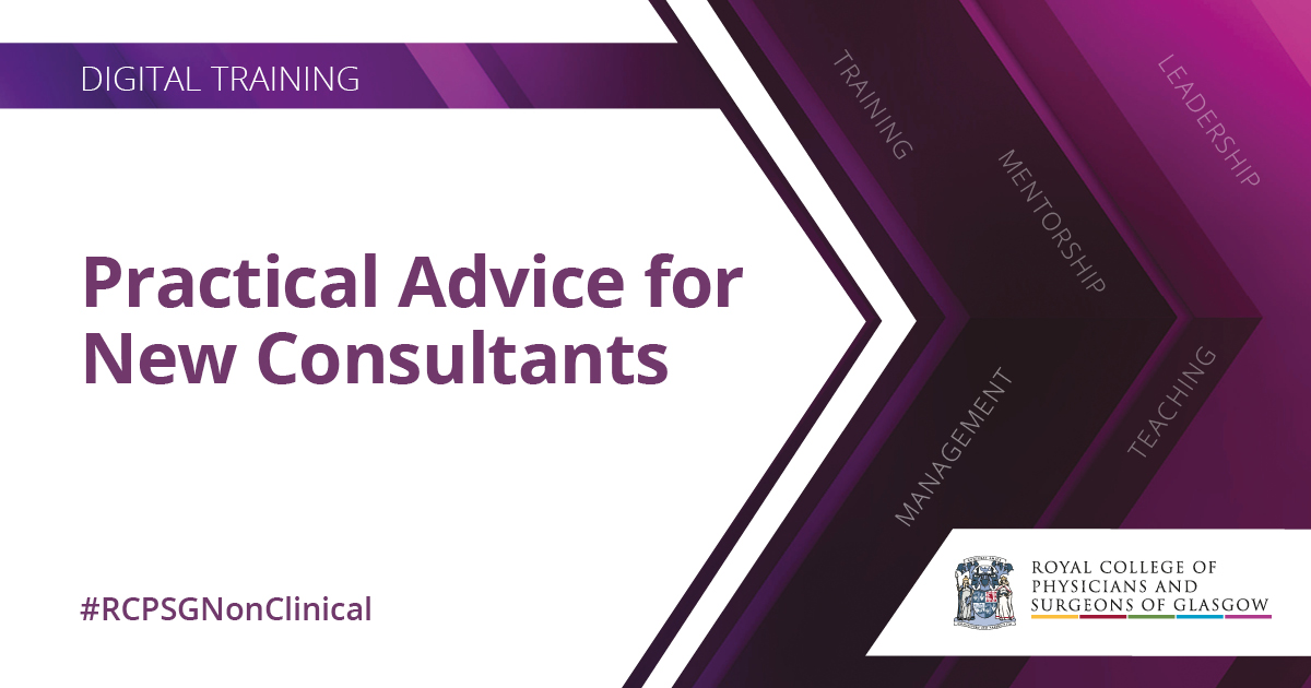 You can still book a place on this Wednesday’s (20th) course that will guide newly appointed consultants, or those who are about to be appointed, through the major issues faced in the first years following appointment: ow.ly/5JlM50PMGoi @JohnHardenED