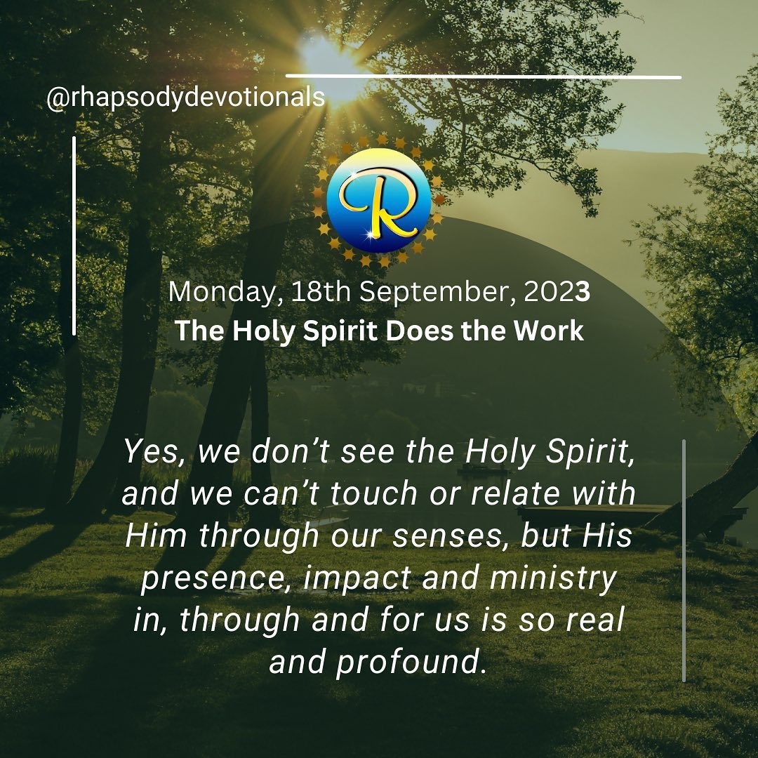 rowke254's tweet photo. 𝐑𝐇𝐀𝐏𝐒𝐎𝐃𝐘 𝐃𝐀𝐈𝐋𝐈𝐄𝐒! 📖
MONNDAY, 18TH SEPTEMBER 2023

The Gospel we’re commissioned to take to the nations of the world is something that can’t be humanly devised, accepted, and understood. There’s no way for an ordinary man to accept it.

#RhapsodyOfRealities https://t.co/FDDxxElVgr