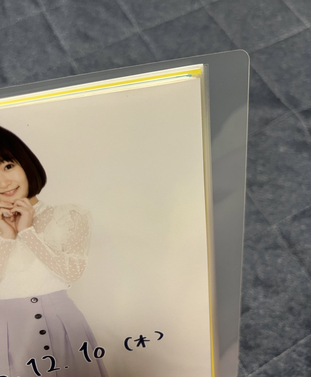 ハロプロのA5ワイドサイズ生写真(日替わり写真)がピッタリ入るクリア