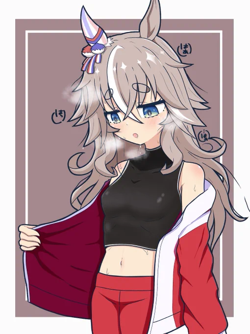 トレーニング後アキュートさん#ウマ娘#ワンダーアキュート 