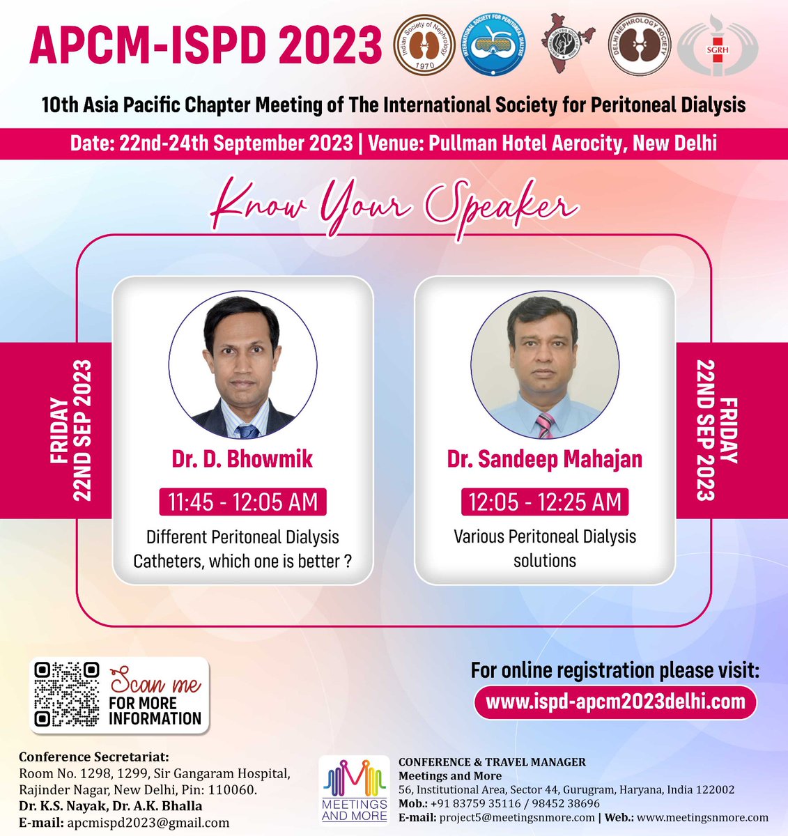 Dear Colleagues,   

Inviting you to the upcoming international conference APCM ISPD 2023.     

For more information: ispd-apcm2023delhi.com
For registration: ispd-apcm2023delhi.com/registration.p……

#ispd23 #conference #kidney #nephrology #peritonealdialysis