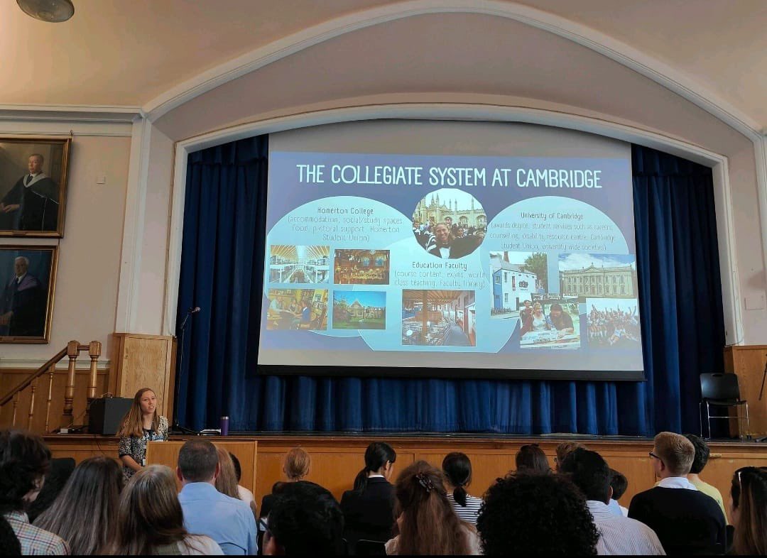 HomertonSLO's tweet photo. Last week we got back from a very successful #ScottishSchoolsTour where we spoke to people from over 61 #schools across #Scotland about #applyingtoCambridge! π https://t.co/HKtKSbswjE