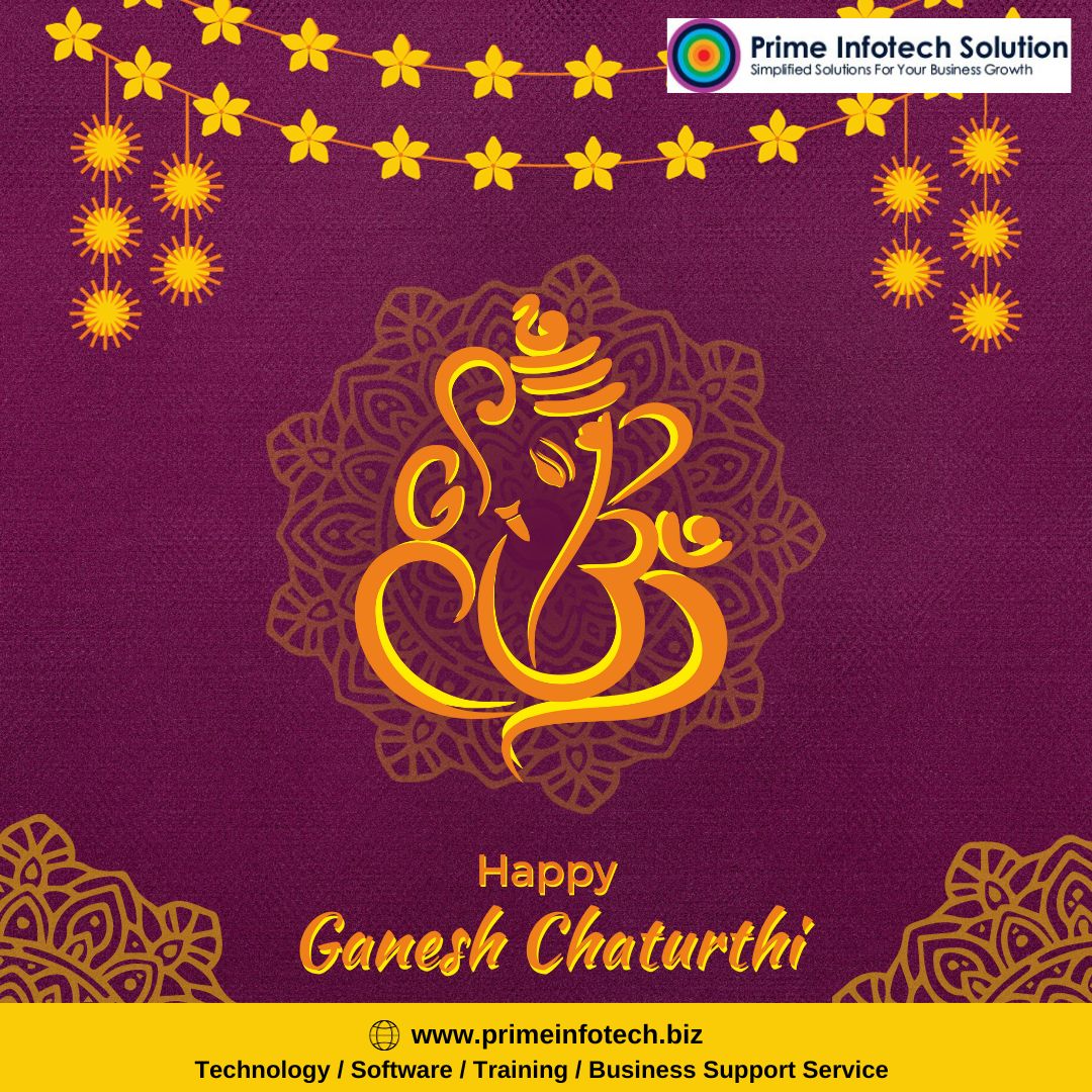 PrimeInfotech_s's tweet photo. 🌟🌺Team Prime Infotech Solution wishes all Ganesh bhakts a Very Happy Ganesh Festival.

We hope you enjoy the festivities, gorge on yummy modak, and have fun during Bappa’s aagman.

Happy Ganesh Chaturthi!

#HappyGaneshChaturthi #GaneshChaturthi #ganeshotsav2023 #GaneshaFestival https://t.co/Yd0tnyGvgj
