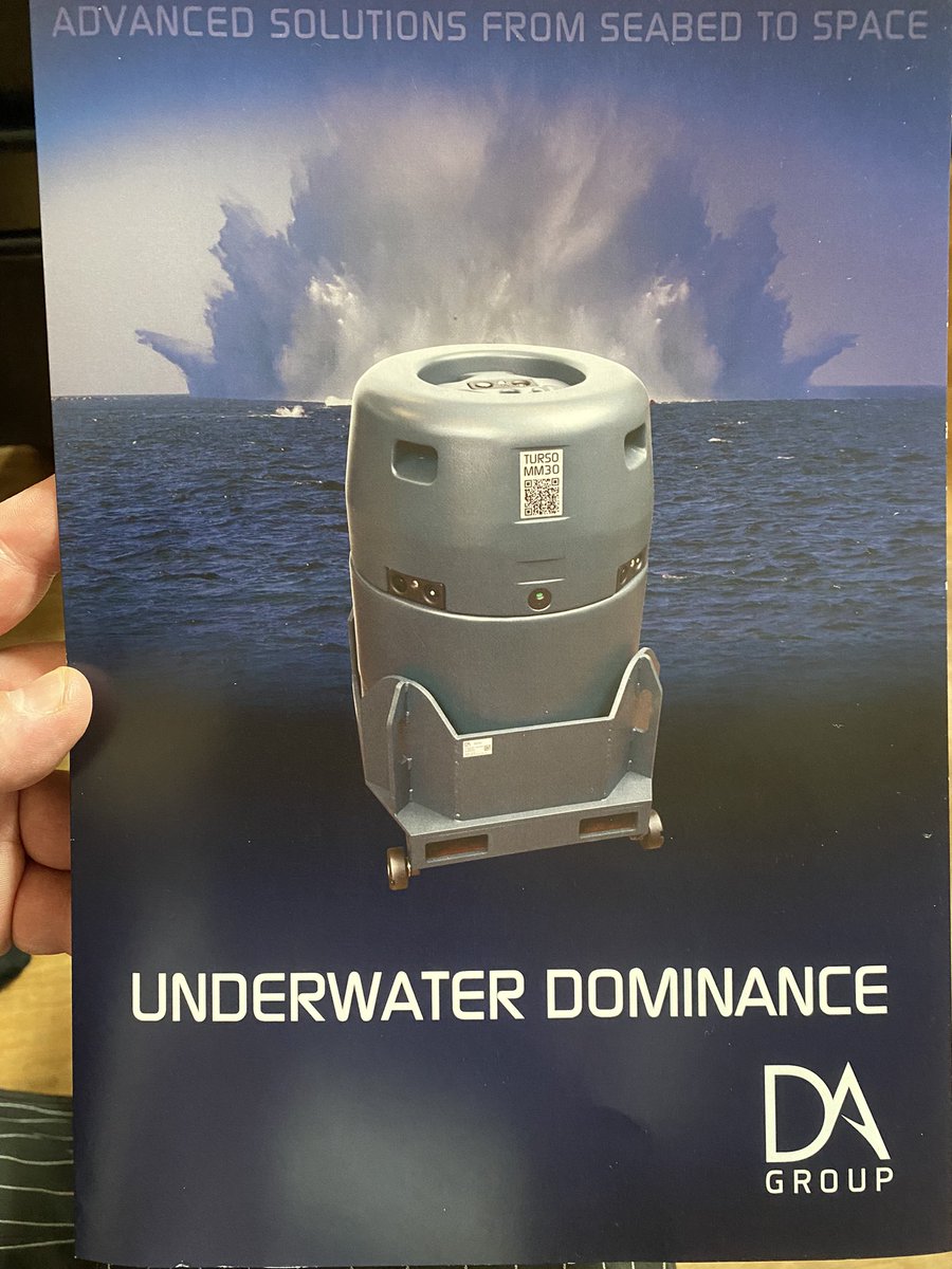 NordicDefenceRw's tweet photo. And it comes with a 25 year guarantee! #navalminestems #forcitdefence #dagroup #kouvolasecurity2023 https://t.co/YIooHPJbDL