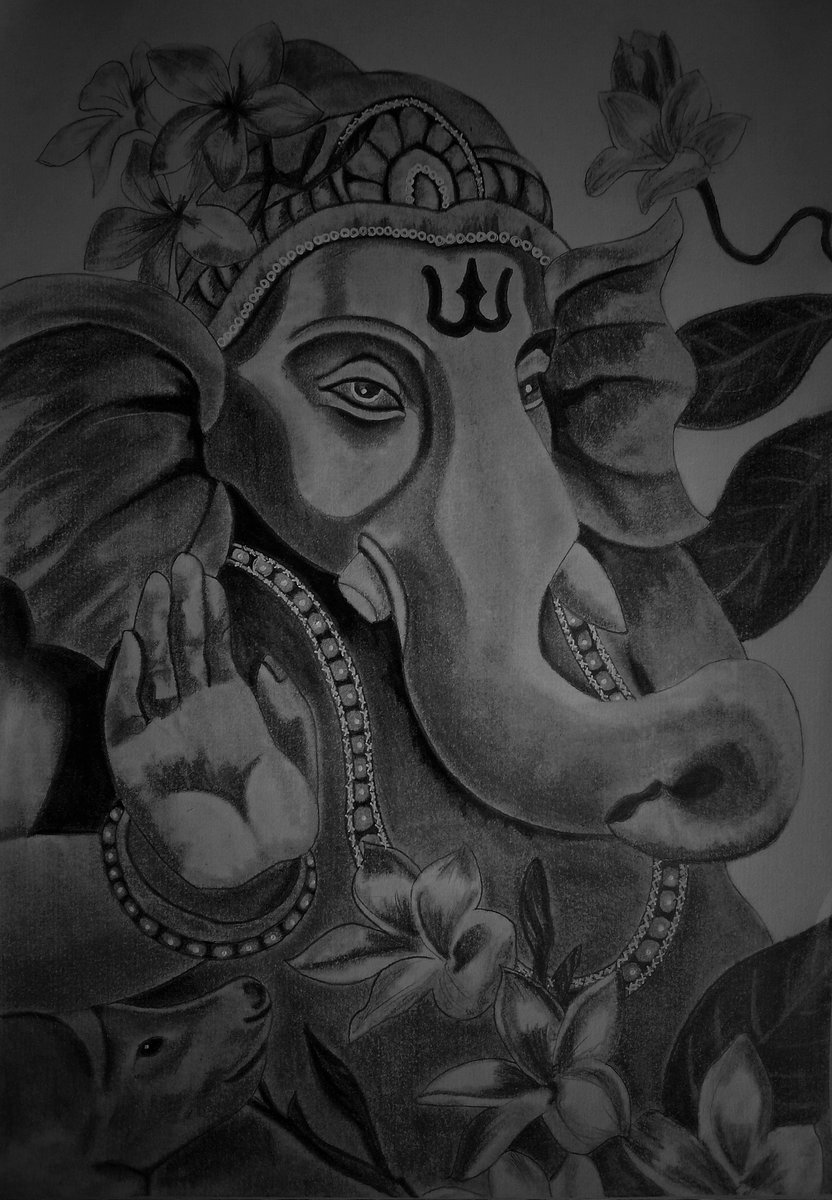 Karthik28033's tweet photo. 🙏 Happy Vinayagar Chaturthi! ✨ Today,my heartfelt prayers to Lord Ganesha, the remover of obstacles, with this hand-drawn pencil sketch.
#VinayagarChaturthi #VinayakaChaturthi #festival #art #artistsontwitter #Pencildrawing #pencilsketch #pencilart #trending #picoftheday https://t.co/uaRhQkPjJc