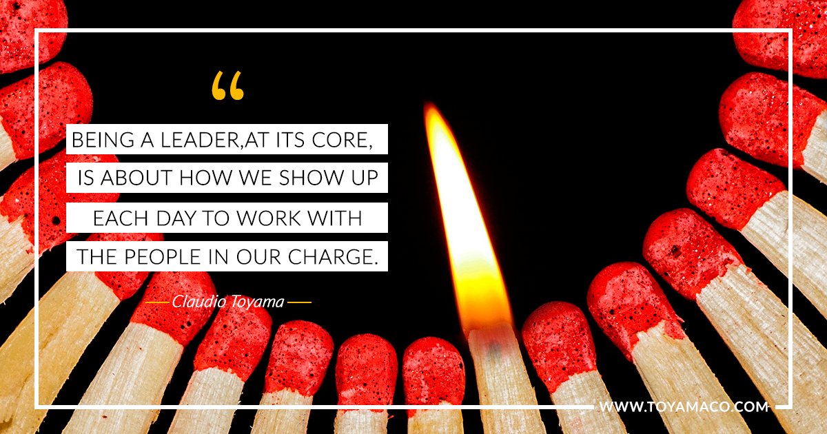 “Being a leader, at its core, is about how we show up each day to work with the people in our charge.” #SSVWay #employeeengagement