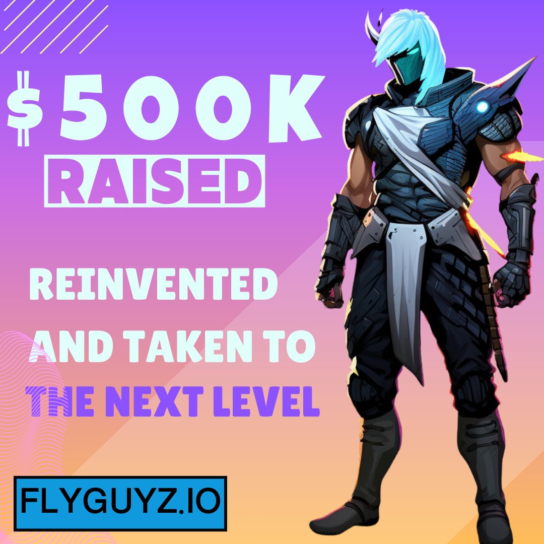 🚀 $500K Milestone reached for $FLYY! 🎉 Phase 1 is on fire! 🔥 A massive shoutout to our early backers. We're humbled & grateful. 🙏 Only $50K left in this phase. Get details on vesting & TGE%: 📅 ICO Details🛒 Secure yours: dashboard.flyguyz.io #FLYY