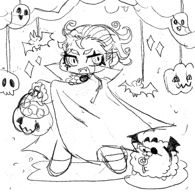 Skeb進捗です👻🎃
ハロウィンパーリー 