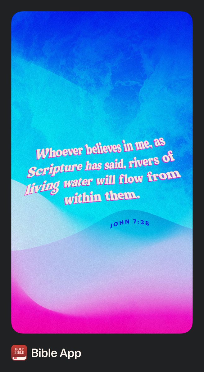 dr_pmcg's tweet photo. “On the last day, the climax of the festival, 
Jesus stood and shouted to the crowds, 
Anyone who is thirsty may come to me! 
Anyone who believes in me may come and drink! 
For the Scriptures declare, 
‘Rivers of living water will flow from his heart.’”
John 7:37-38 NLT https://t.co/QvTKX62B7q