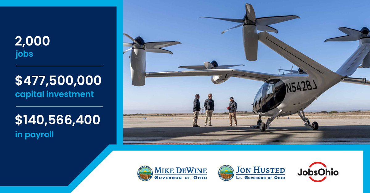 Welcome to Ohio, @JobyAviation!