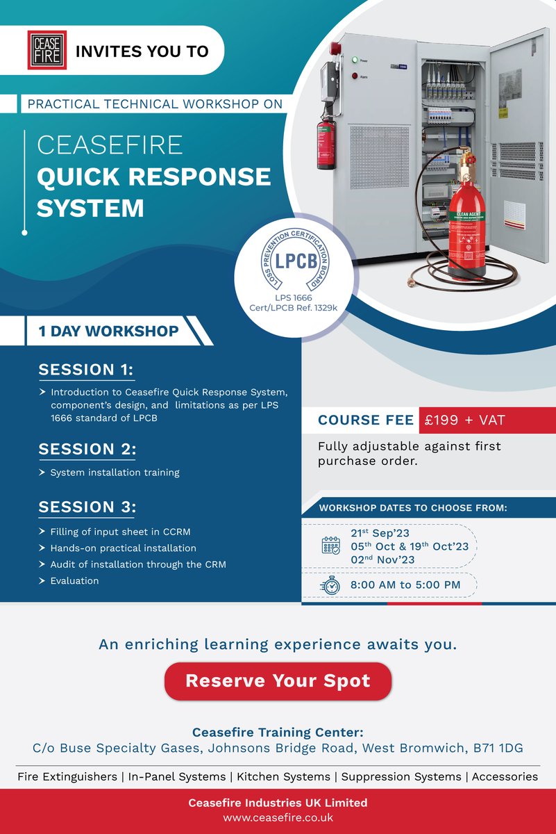 Ceasefire_uk's tweet photo. 📣 Ceasefire invites you to a Technical Training Program!
Join us for an immersive learning experience on the Ceasefire Quick Response system! 🌐💡
Register now: https://t.co/7eiJu60hdz

#CeasefireTechOps #QuickResponseSystem #EnrichingExperience https://t.co/4KkSF04qpP