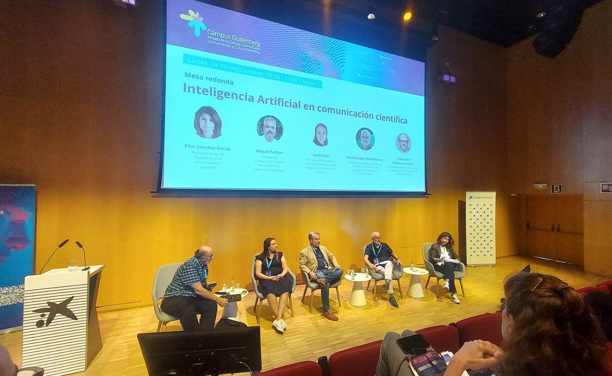 Nacho_CyC's tweet photo. 🌐 La XIII edición del #CGutenberg23 nos presenta la realidad, las oportunidades y los riesgos que ofrece la Inteligenia Artificial

🗣 @vdignum comienza con una interesante charla que analiza el equilibrio entre la innovación y la responsabilidad social https://t.co/S9oxLMdKLC