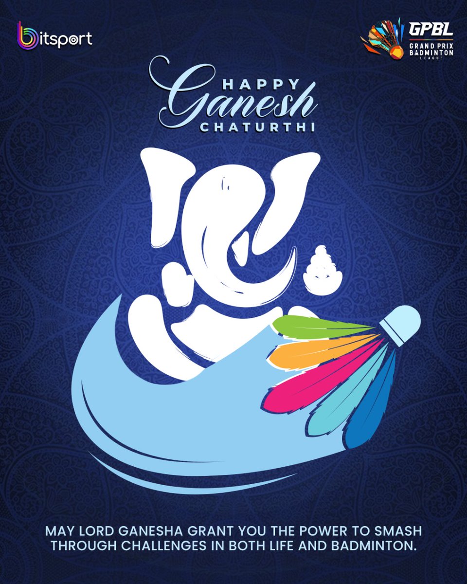 thewbsl's tweet photo. May the divine blessings of Lord Ganesh bring joy, prosperity, and harmony to your life as we celebrate the auspicious occasion of Ganesh Chaturthi. Let His wisdom and grace guide us towards a brighter future." 🙏🐘🌟 #ganeshchaturthi #ganesha #ganeshfestival #ganeshji https://t.co/9TK748Ym2G
