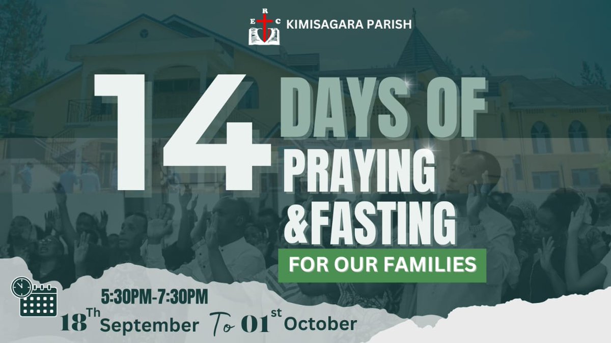 erckimisagara's tweet photo. Praying & Fasting for our families.
#14daysofprayerandfasting
#14daysofprayer https://t.co/VTOwqo2dOE
