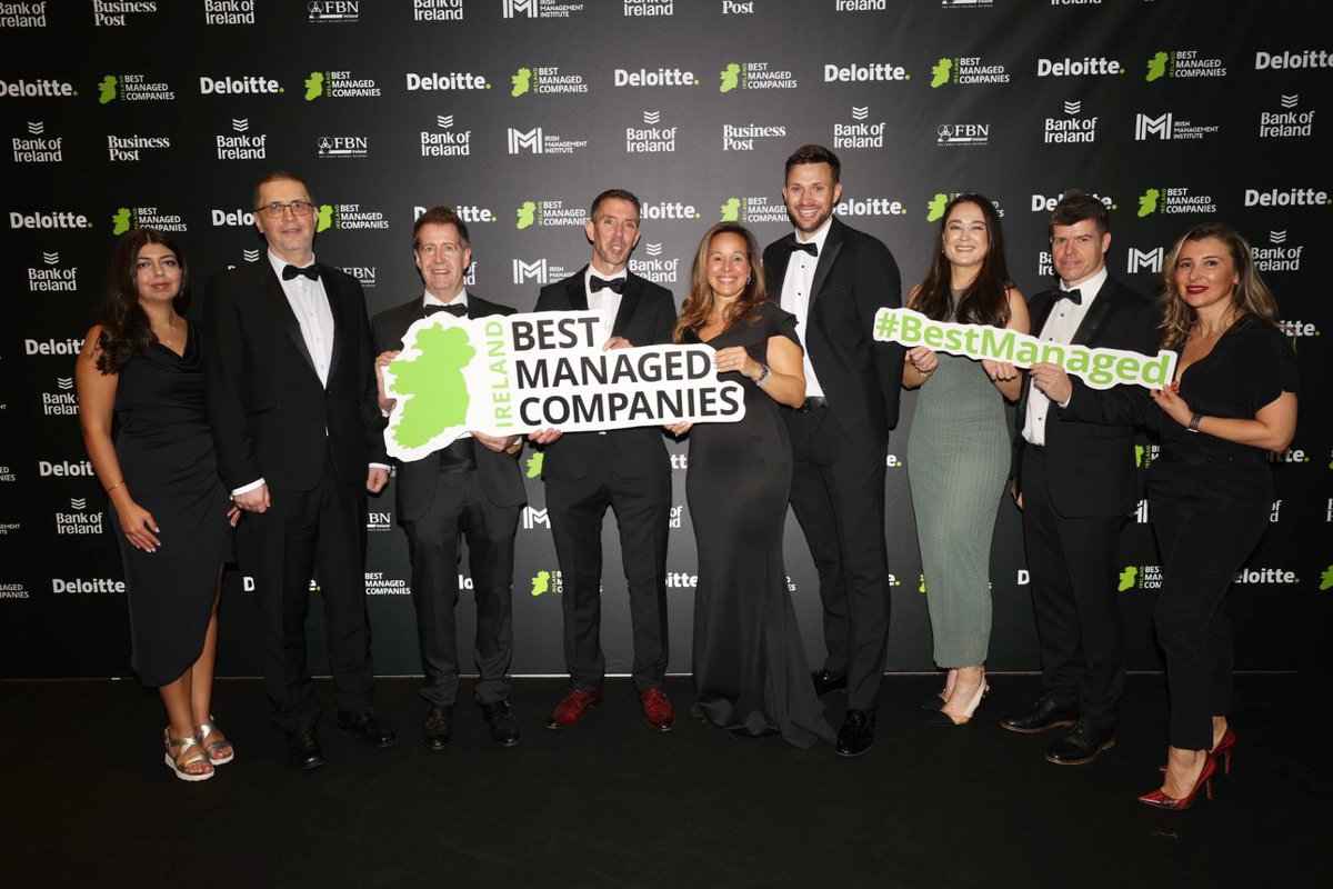 CR2 are extremely proud to announce that we have been named as one of Ireland's Best Managed Companies by Deloitte for a third year running! 
 
 Well done all 👏
 
Read more - lnkd.in/enq4Pd5w

#bestmanaged