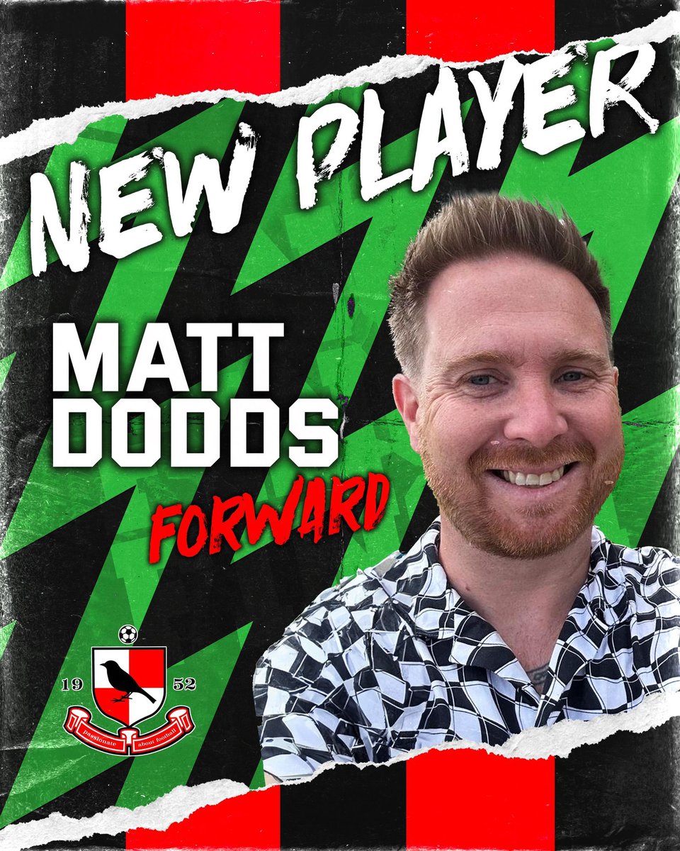 Looking for some additional firepower for the new season, so the lads snapped up Matt to help bring in the goals!

#UPTHEFINCH 🟢⚫️