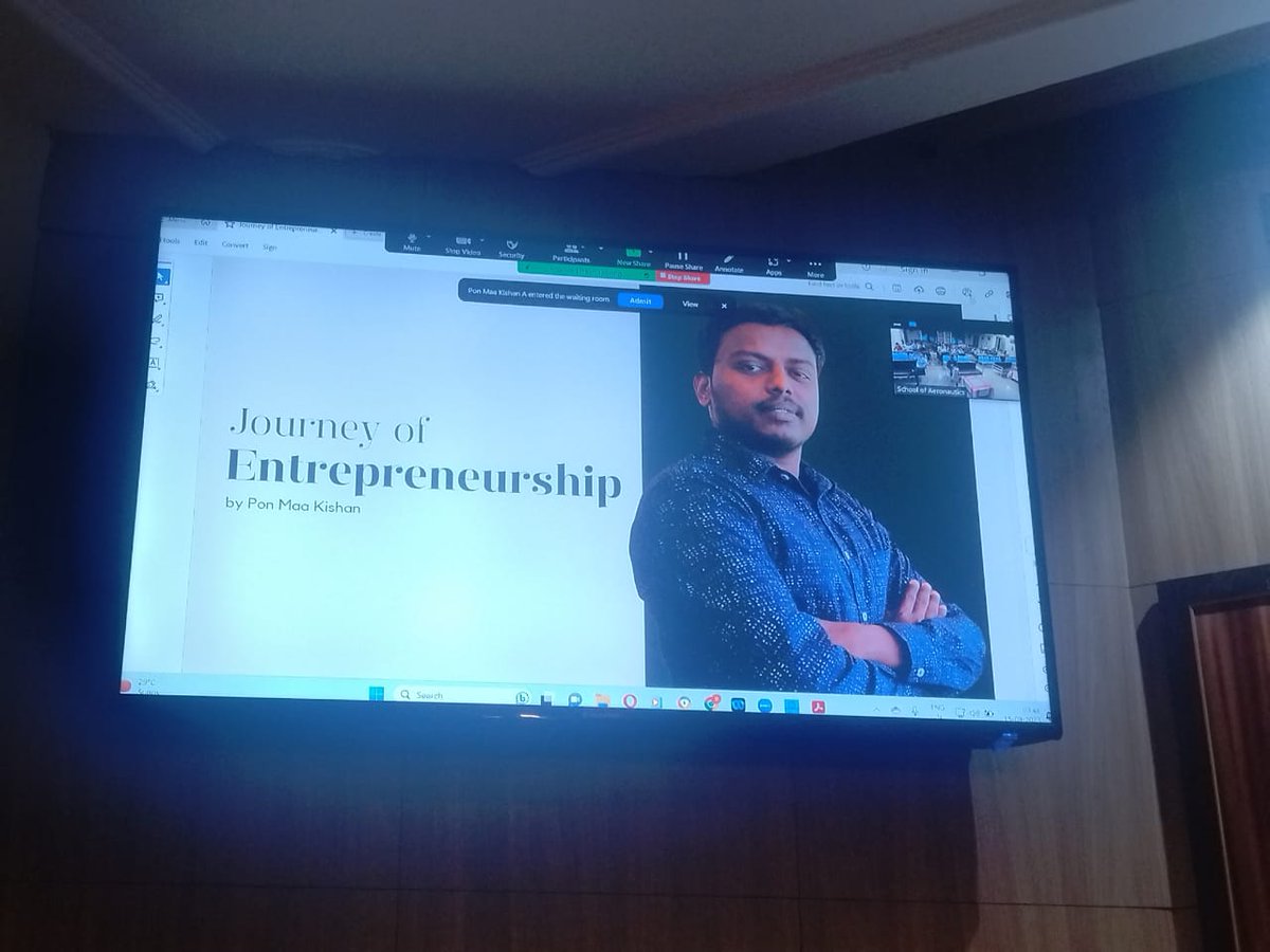 I had the privilege of delivering an invited talk on 'Journey of Entrepreneurship' through a virtual meet organized by the Institution's Innovation Council of GNA University, Punjab, and the School of Aeronautics, Rajasthan. #Entrepreneurship #Speaker #GNAUniversity #Innovation
