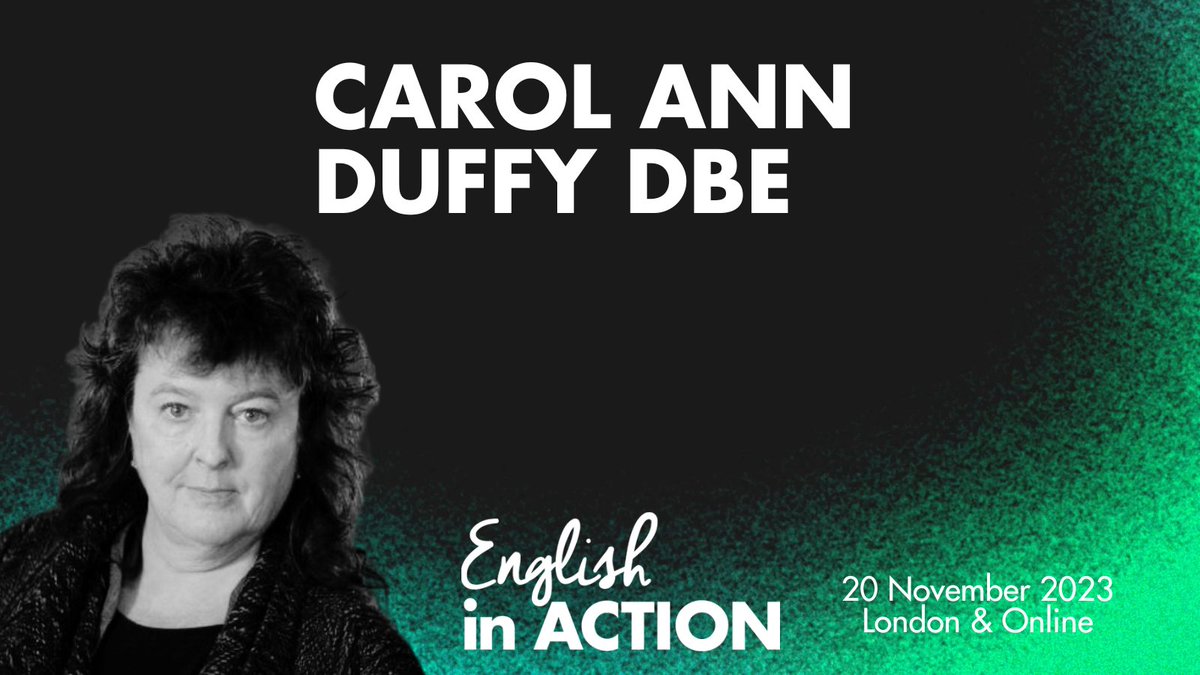 edu_in_action's tweet image. 🎤 Speaker Announcement! We're excited to introduce Carol Ann Duffy DBE to our English in Action lineup! Get ready to be inspired!  #EducationInAction #English #Alevel #LoveThroughTheAges #Enrichment #UkEdChat