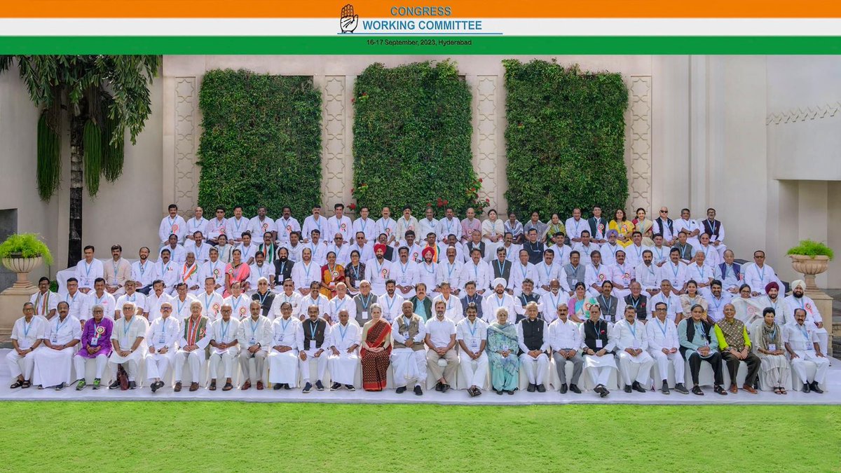 Indian National Congress Working Committee (CWC), Hyderabad