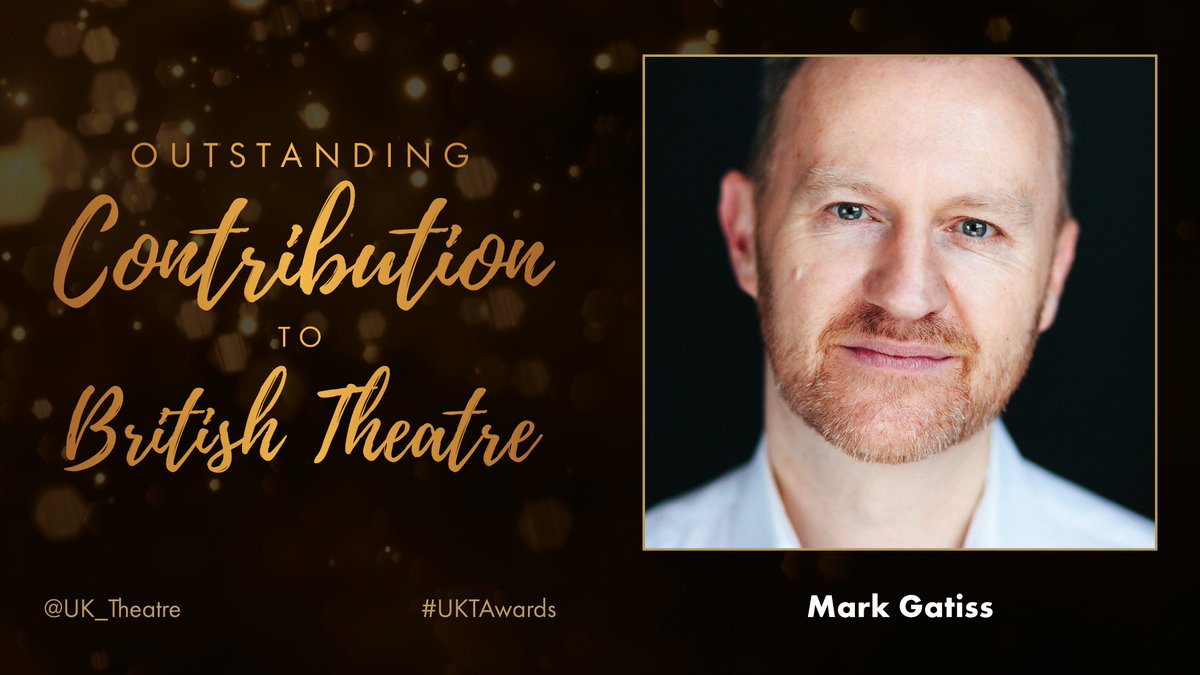 Writer, director, producer, author and @OlivierAwards winning actor @Markgatiss will receive the Outstanding Contribution to British Theatre Award at this year's #UKTAwards! Read more > uktheatre.org/mark-gatiss-is…