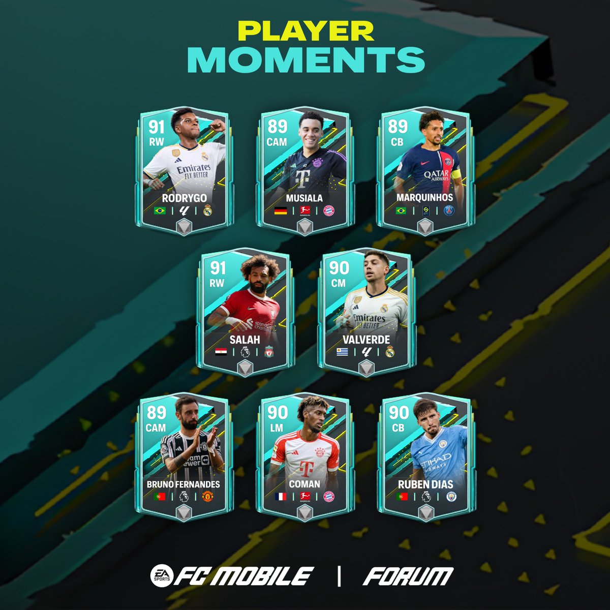 EAFCMobileForum's tweet photo. EA SPORTS FC MOBILE™ PLAYER MOMENTS 🤩 Concept

Would you like to see this event come in EA FC MOBILE? 👀 https://t.co/aFOKEBFPUl