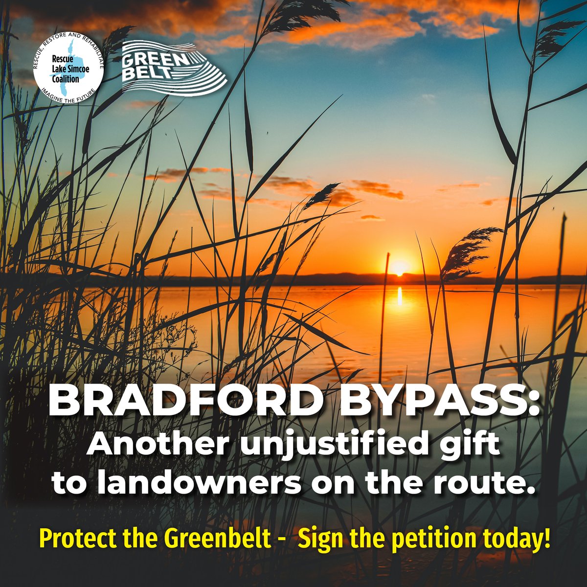 Enjoy #boating, #swimming or #fishing on #LakeSimcoe this weekend? Healthy Lakes make for great recreation! Help us to encourage evidence-based planning decisions to protect our water. Sign our petition on the Bradford Bypass here:  chng.it/gypwDLzG7Q 
<a href="/stopbwgbypass/">stopthebradfordbypass</a>