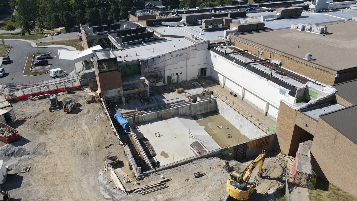 Things continue to take shape at the new Seger Family Natatorium!