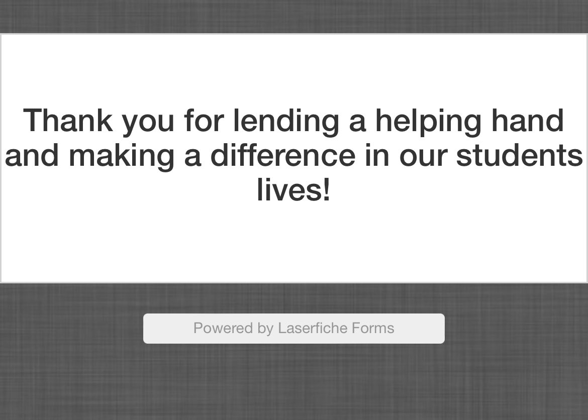 Happy to lend my support to the GISD education foundation. As a former grant winner, the support is always appreciated! @gisd_foundation