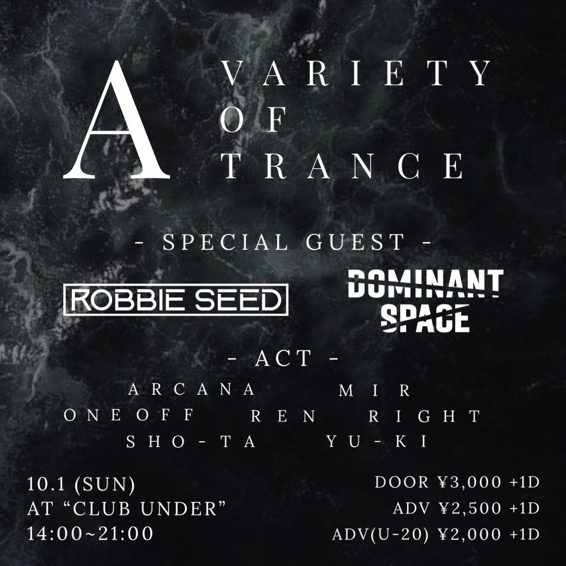 DominantSpace/Masaya (@dominantspacejp) on Twitter photo 【10/1出演者追加のお知らせ】
次回DS出演予定の10/1AVOTに前回の来日が記憶に新しい <a href="/robbieseed/">Robbie Seed</a> が急遽参加します!🔥
DSと一緒に大阪で盛り上げますので関西のトランスファンは遊びに来てね🙌
その他日程、時間、場所は変わりなしです👌
10/1(Sun)
大阪 <a href="/CLUBUNDER2022/">CLUB UNDER</a>
14:00〜21:00 【10/1出演者追加のお知らせ】
次回DS出演予定の10/1AVOTに前回の来日が記憶に新しい <a href="/robbieseed/">Robbie Seed</a> が急遽参加します!🔥
DSと一緒に大阪で盛り上げますので関西のトランスファンは遊びに来てね🙌
その他日程、時間、場所は変わりなしです👌
10/1(Sun)
大阪 <a href="/CLUBUNDER2022/">CLUB UNDER</a>
14:00〜21:00