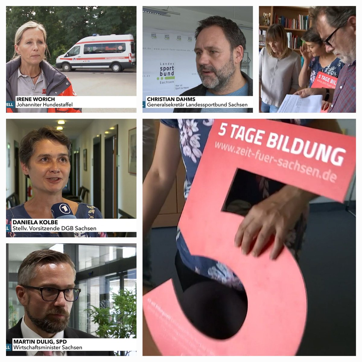 Bildungszeit für Sachsen (@bildungszeitsn) on Twitter photo In allen Bundesländern bis auf #Sachsen & #Bayern gibt es ein Recht auf #Bildungsfreistellung. Es ist Zeit für Sachsen, endlich zu handeln! Wir machen mit unserem #Volksantrag für 5 Tage #Bildungszeit in #Sachsen Druck! <a href="/MDRAktuell/">MDRAktuell</a> berichtet. Schaut rein: ardmediathek.de/video/mdr-aktu… In allen Bundesländern bis auf #Sachsen & #Bayern gibt es ein Recht auf #Bildungsfreistellung. Es ist Zeit für Sachsen, endlich zu handeln! Wir machen mit unserem #Volksantrag für 5 Tage #Bildungszeit in #Sachsen Druck! <a href="/MDRAktuell/">MDRAktuell</a> berichtet. Schaut rein: ardmediathek.de/video/mdr-aktu…