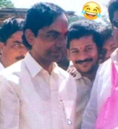 BRS Party President and Telangana Congress Party President in one frame! #BRSCongressBhaiBhai
