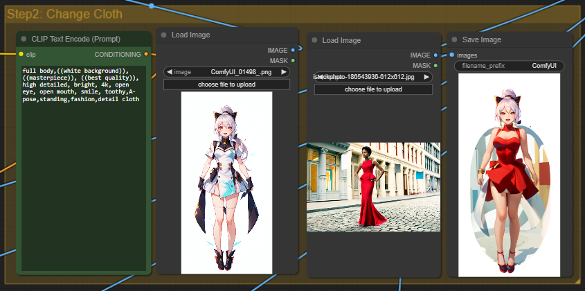 ecjojoDEV's tweet photo. ✨Change the clothes of the character
1. Character Image
2. The Image of cloth style u want to change
3. Stable Diffusion ComfyUI++++++(IPAdapter/Openpose/Inpaint/Depth Map/FaceDetailer)
#ComfyUI #ControlNet #IPAdapter #FaceDetailer #Avatech #StableDiffusion https://t.co/2zJSueilWT