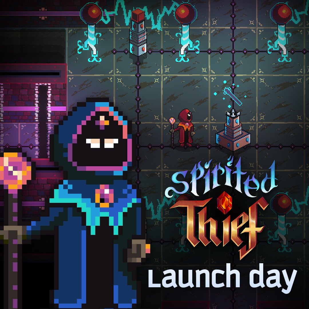 spirited_thief's tweet photo. It's LAUNCH DAY for Spirited Thief!

See you in a few hours 🔥 https://t.co/4XnzudtR1Y