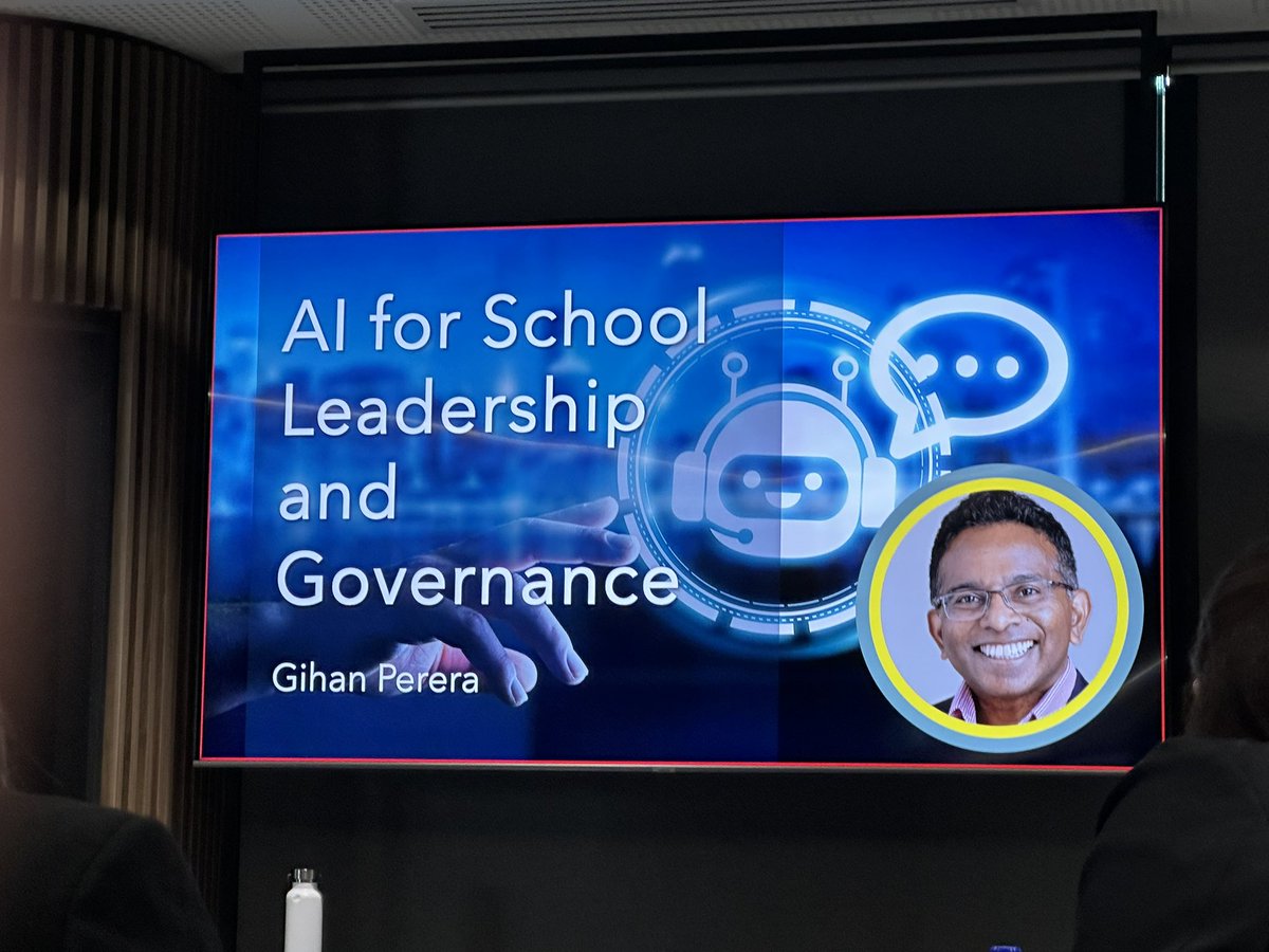 Thanks <a href="/gihanperera/">Gihan Perera</a> for an informative session. #AITECH #aieducation