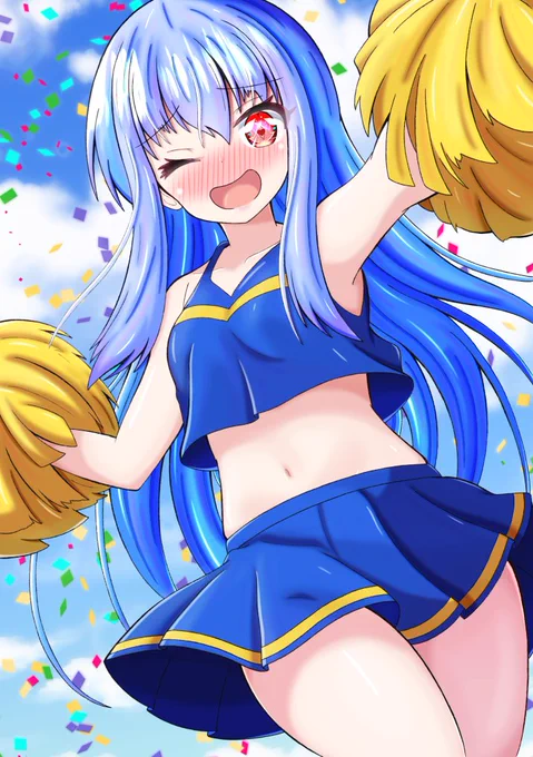 全力で姉を応援するチア葵ちゃん感極まってとんでもない事口走りながら応援するんだろうなw#琴葉葵 