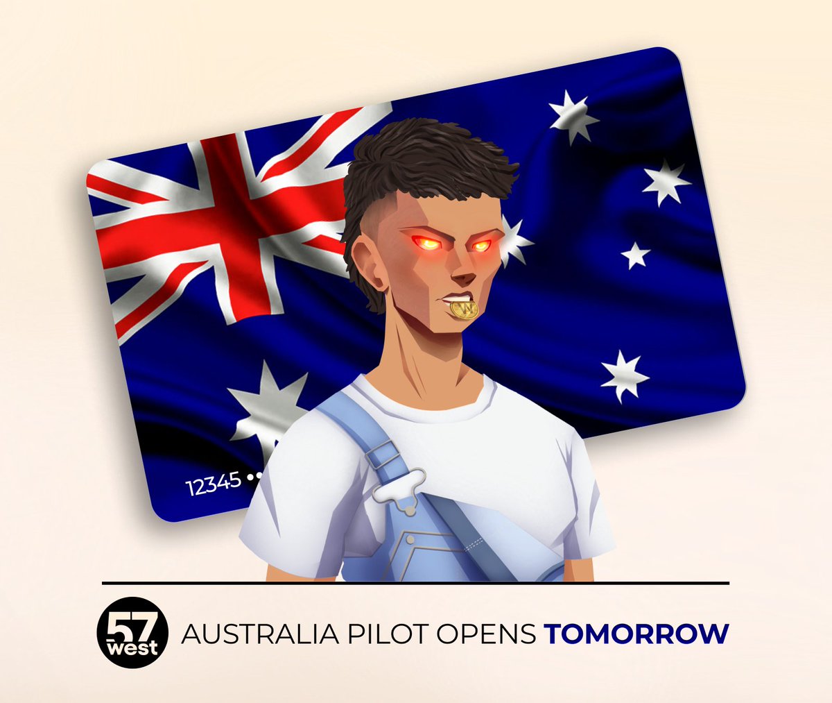 West57th_'s tweet photo. Our Pilot program has nearly landed. 

Rollout begins tomorrow so you can seamlessly spend your @Solana at millions of merchants anywhere in Australia with West 57th 🇦🇺

And our NFT collection us now live on @tensor_hq at https://t.co/DfpVBZYWMB https://t.co/NDlhTy6UJe