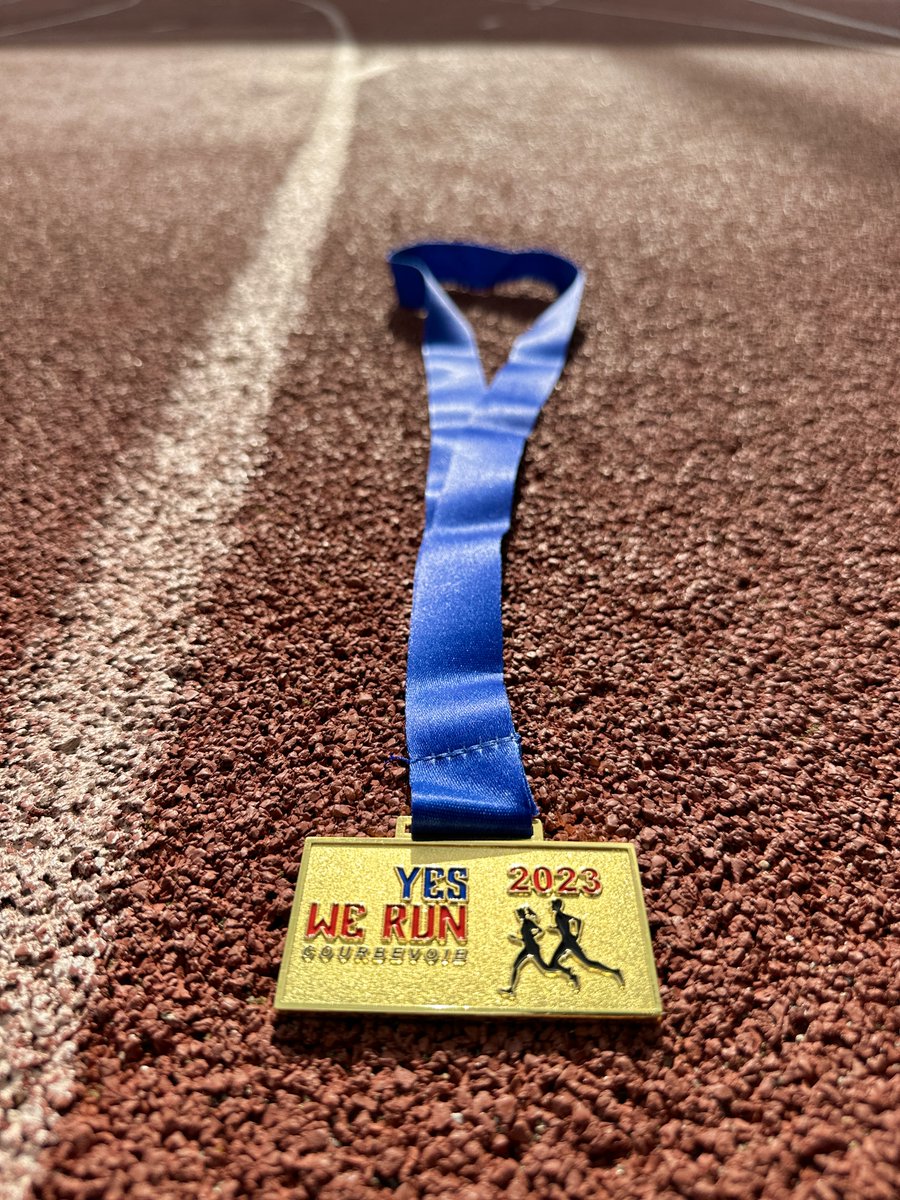 🏅 𝗟𝗮 𝗺𝗲́𝗱𝗮𝗶𝗹𝗹𝗲 de la #YesWeRun 2023, celle qui récompensera tous tes efforts le 23 septembre prochain ! 🔥