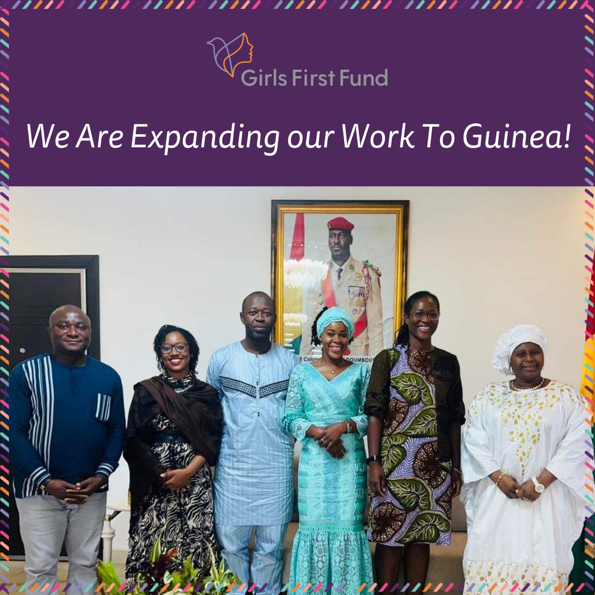 📢Exciting news📢

We're expanding our work to #Guinea 🇬🇳

We're super excited to support community-based organizations working to #EndChildMarriage in the country, through our funding-plus model of financing, mentorship and accompaniment!

More details 👇🏽
girlsfirstfund.org/inaugural-miss…
