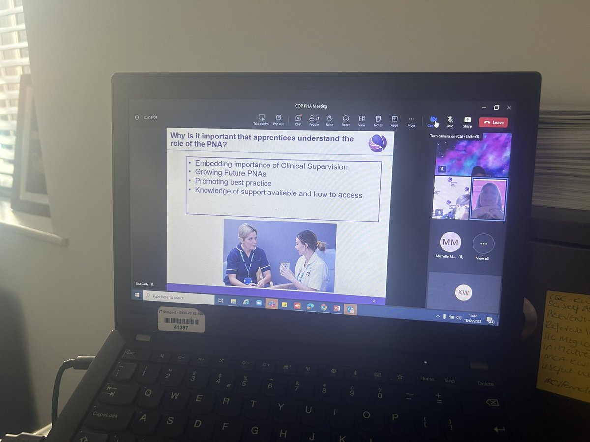 Katewales20's tweet image. Brilliant presentations from @TraceyAnnCoombs and @QueenoftheBs1 discussing #PNA support for our #nursingassociates &amp;amp; a great #QI project Annual Health Review amongst our children’s estates