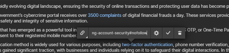 Darshil_Dixit's tweet photo. @ArobaseAndrew Can not be done natively.
However, few lines of JS would get this done.
This is how the workaround works.
Ask you client to simply add "#nofollow" at the end of the url so that the script I'm Dming you is able to identify the links he wants to be nofollow https://t.co/ukPmXI7sQs