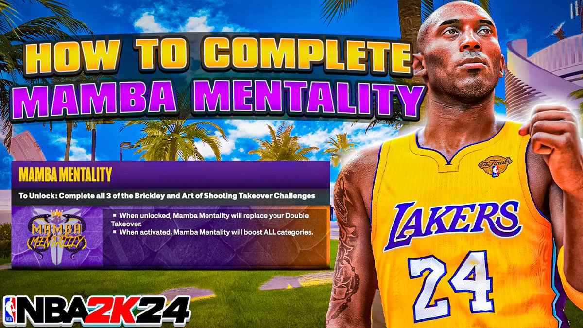 SamEckholdt's tweet photo. 🚨NEW VIDEO OUT NOW🚨
HOW TO UNLOCK MAMBA MENTALITY IN NBA 2K24! FASTEST WAY TO GET MAMBA MENTALITY IN NBA 2K24!
🔗: https://t.co/3TOUyOMBiX
🎨: @ThxmasDesign 
Costs $0.00 to ♥️+♻️
#Eckers #NBA2K24 #DFClan https://t.co/JRxtLjCqD1