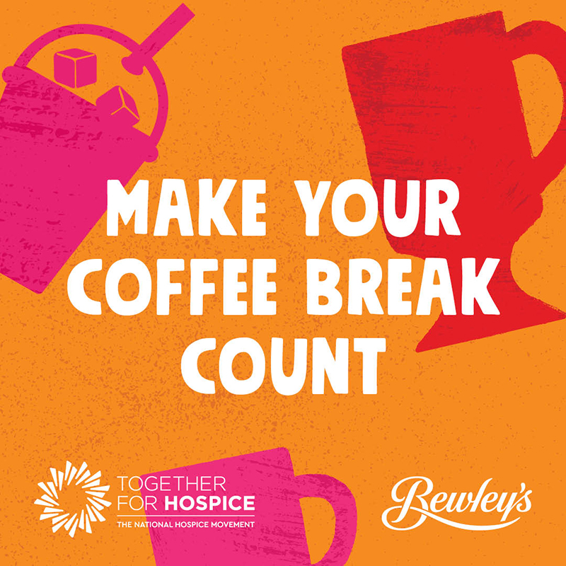 This Thursday why not make plans to support the work of Hospice by hosting a Bewley's Big Coffee Morning Social for Hospice or donating the price of your morning coffee to a great cause. hospicecoffeemorning.ie