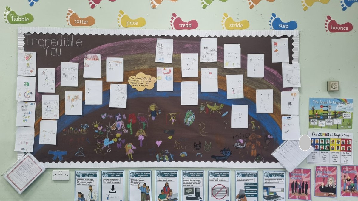 TempleMillTHAT's tweet photo. Year 3 finished last term by interviewing each other to find out about their friends and then created posters to show their friends incredible talents which we have made into a classroom display showcasing our work to replicate our book 'Incredible You'.

#incredibleyou https://t.co/X3BO31pLBo