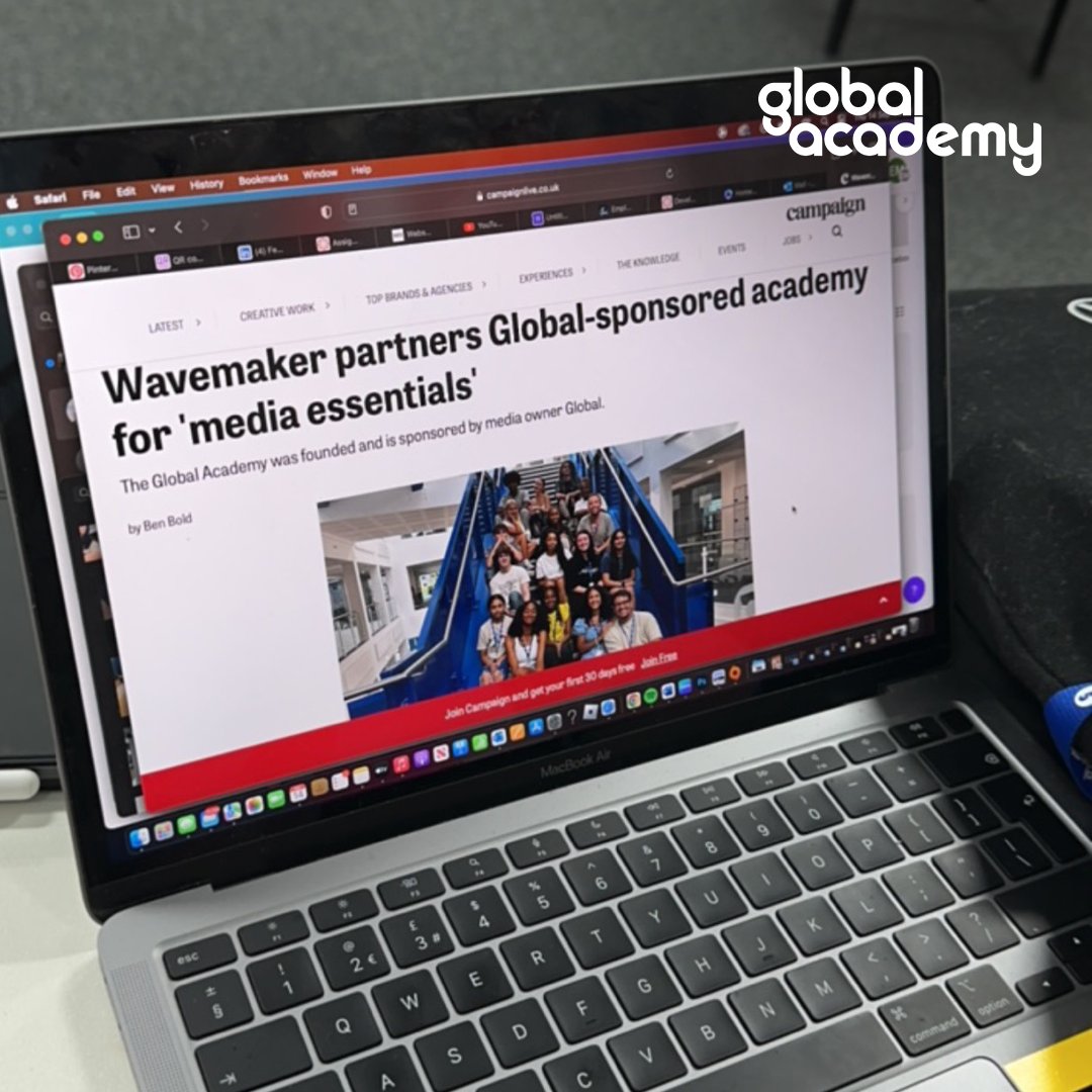 TheGAcademy's tweet photo. Global Academy has partnered up with @@WavemakerGlobal who will co-lead the course, helping our students learn about everything from industry trends to business planning, and event management! #OnlyatGlobal #Wavemakeruk #Media https://t.co/7XPaDqfDwx
