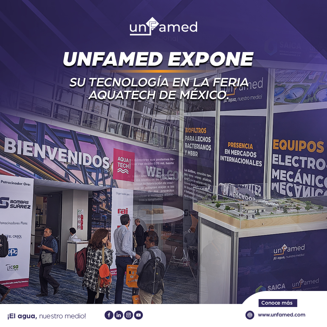 UnfamedF's tweet photo. Unfamed ha participado en Aquatech, con su tecnología de biodiscos y biofiltros para lechos bacterianos. 💧🇲🇽

Más detalles en https://t.co/W35aP9yM8Q o en la sección de noticias de nuestra web https://t.co/kA57odeVPi 📰

#depuracionaguasresiduales #aquatechméxico #biodiscos https://t.co/AFeUGmz3Pl