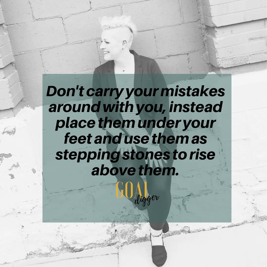 your_goaldigger's tweet photo. Make those mistakes but instead of carrying them around, place them under your feet as stepping stones and use them to rise above  the mistake, improving and growing. 

Keep moving forward. Stop holding on to the "should have."

#motivationmonday #leadership #steppingstones https://t.co/qON9OVfP15