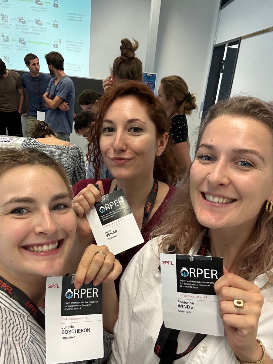 A week ago we opened our summer school on Open and Reproducible Practices for Experimental Research (ORPER) 🥳
<a href="/NezaVehar/">Neza Vehar</a> <a href="/FabienneWindel/">Fabienne Windel</a> <a href="/EPFL_en/">EPFL</a>  
1/5