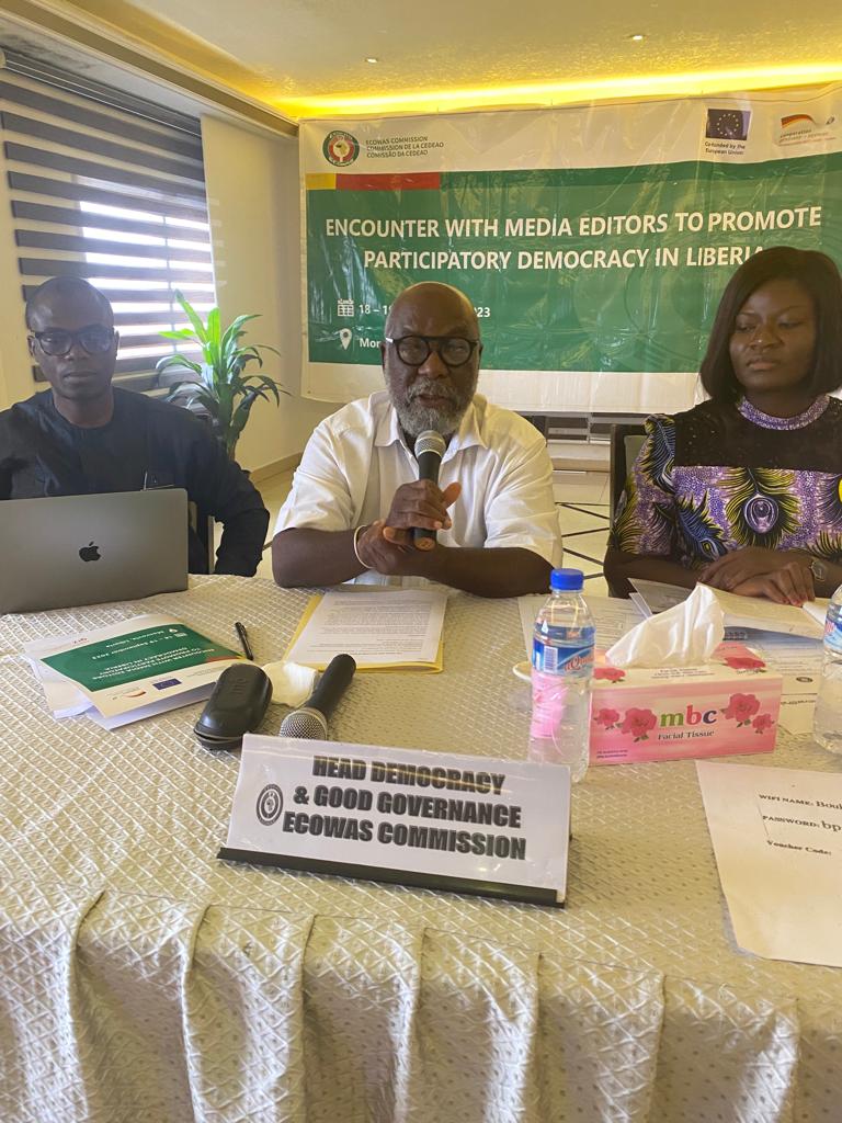 Session 1: The Media and Elections in West Africa, being Facilitated by Prof <a href="/Kwame/">Nathaniel K. Bawa™</a> Karikari

<a href="/Ammah928/">Ammah</a> 
<a href="/saitmatty/">Sait Matty Jaw</a> 
<a href="/SerigneMKa/">Serigne Ka</a> 
<a href="/ecowas_cedeao/">Ecowas - Cedeao</a> 
<a href="/WADEMOSnetwork/">WADEMOS Network</a> 
<a href="/AmbMusah_AbdelF/">Ambassador Abdel-Fatau Musah, PhD.</a> 
<a href="/ECOWAS_CPAPS_AM/">Amb. Abdel-Fatau Musah, ECOWAS CPAPS</a> 

#ECOWASMediaEngagement
#LiberiaDecides2023