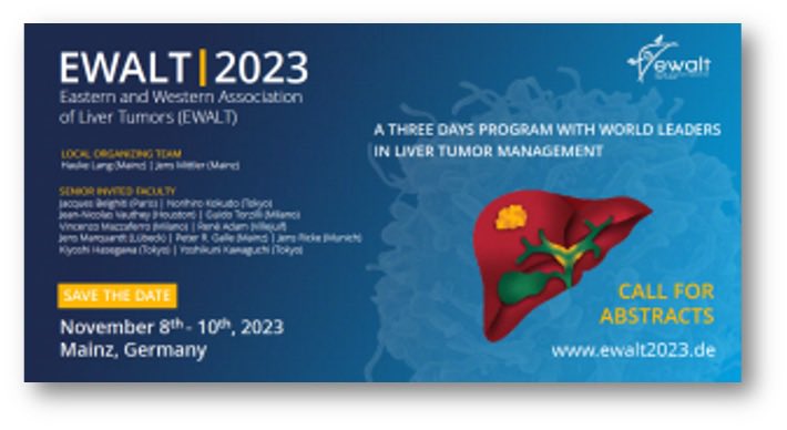 GUIDO TORZILLI (@torzilliguido) on Twitter photo EWALT 2023 in Mainz next November 8-10 (ewalt2023.de): since 1998 improving knowledge & approach to primary and metastatic liver tumors with experts from all over the world. <a href="/IHPBA/">IHPBA</a> <a href="/SSATNews/">SSAT</a> <a href="/IASGO_1988/">IASGO_1988</a> <a href="/EAHPBA/">E-AHPBA</a> <a href="/APHPBA2023/">APHPBA2023</a> <a href="/Aicep4/">AICEP</a> <a href="/VautheyMD/">Jean-Nicolas Vauthey MD</a> <a href="/uni_mainz_eng/">Mainz University</a> EWALT 2023 in Mainz next November 8-10 (ewalt2023.de): since 1998 improving knowledge & approach to primary and metastatic liver tumors with experts from all over the world. <a href="/IHPBA/">IHPBA</a> <a href="/SSATNews/">SSAT</a> <a href="/IASGO_1988/">IASGO_1988</a> <a href="/EAHPBA/">E-AHPBA</a> <a href="/APHPBA2023/">APHPBA2023</a> <a href="/Aicep4/">AICEP</a> <a href="/VautheyMD/">Jean-Nicolas Vauthey MD</a> <a href="/uni_mainz_eng/">Mainz University</a>