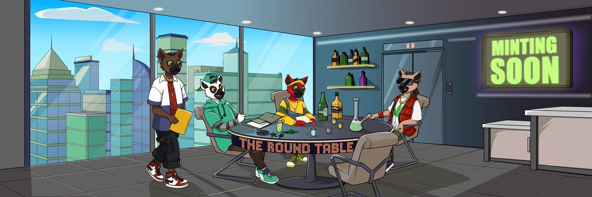 VenomLemur's tweet photo. When it comes to business, Lemurs don't mess around...💼

First 777 to RT + Tag 2 friends will secure their seat at The Round Table🪑

#MATIC #Solana #SOL #SolanaNFTs #NFTs #NFT #SolanaGiveaways #SolanaCommunity #BLACKPINK #fixed #BORNPINKinSEOUL_FINALE https://t.co/2NQvLDqLP3